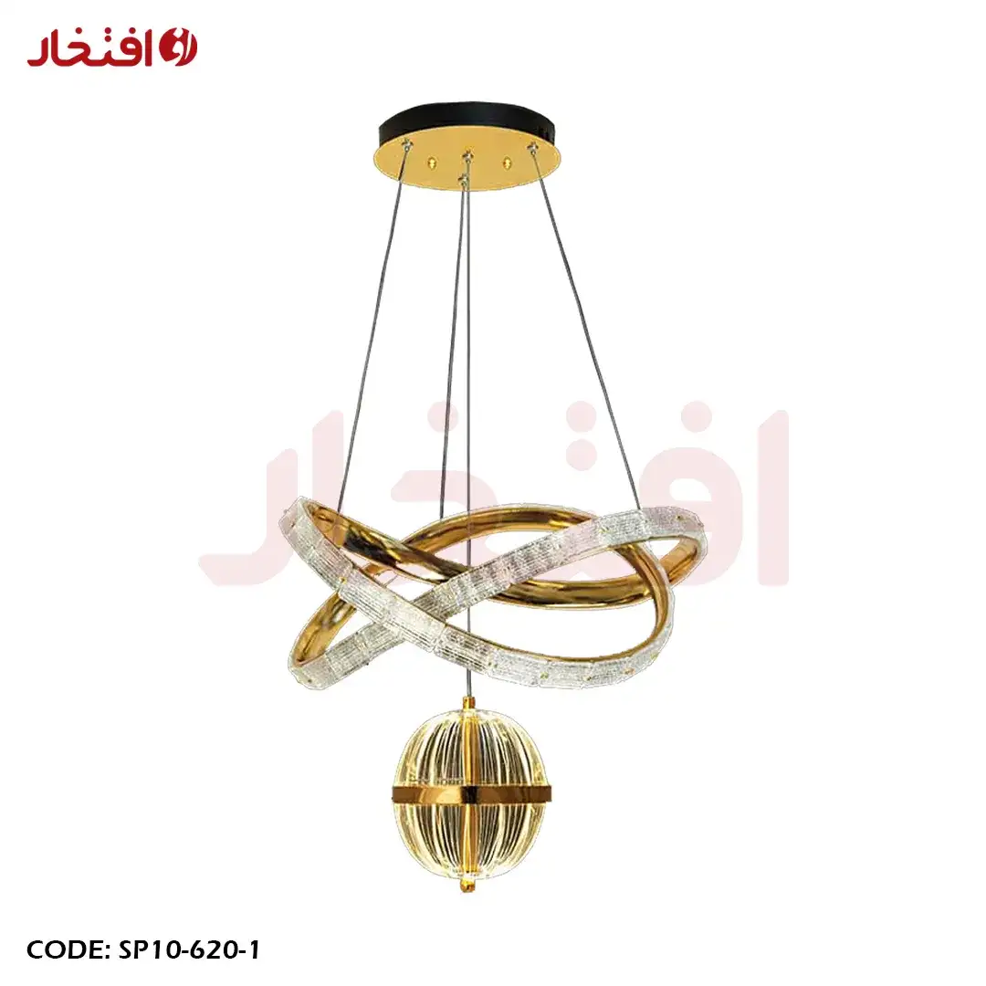 لوستر مدرن کریستالی مدل SP10-620-1 __ با افتخار روشنایی را به محفل شما می آوریم