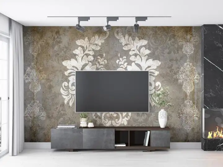 کاغذ دیواری داماسک لاکچری M13404300 __فروشگاه منزل؛ خرید آسان کاغذ دیواری